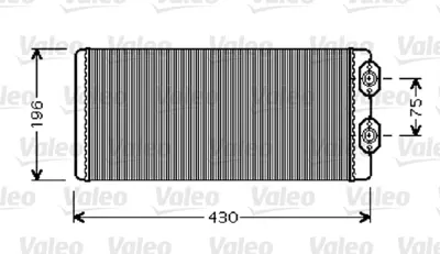 VALEO 812343 Kalorıfer Radyatoru Fh12 16 / Fm7 12 09 / 93 3090893