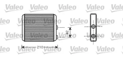 VALEO 812363 Kalorıfer Radyatoru Opel Merıva 1618288