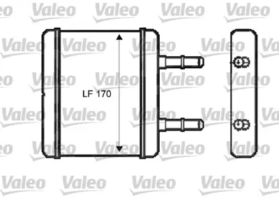 VALEO 812396 Kalorıfer Radyatoru Atos 1998> 9712302000