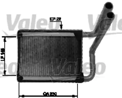 VALEO 812429 Kalorıfer Radyatoru Hyundaı Accent 971381E000