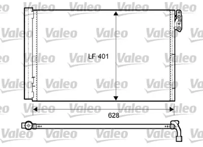 VALEO 814011 Klıma Radyatoru N43 N45 N46 N51 N52 N53 M3 E81 E82 E87 E88 E90 E91 E92 E93  X1 E84 E89  64539229022