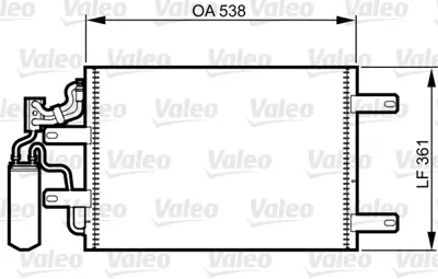 VALEO 814014 Klıma Radyatoru Merıva A Y13dt Z13dt Z17dth 1850094