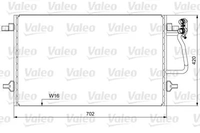 VALEO 814030 Kondenser Audı A8- S8 4D0260401A