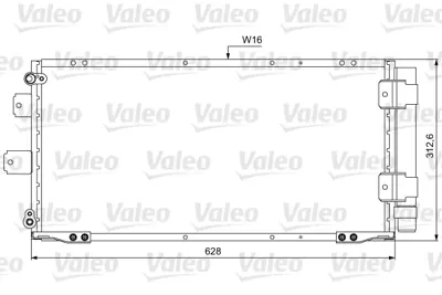 VALEO 814037 Kondenser Toyota Corolla 8846002080