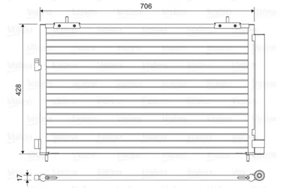 VALEO 814046 Kondenser Toyota Rav4 8846042110