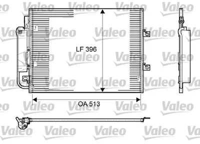 VALEO 814061 Kondenser Renault Twıngo 921006980R