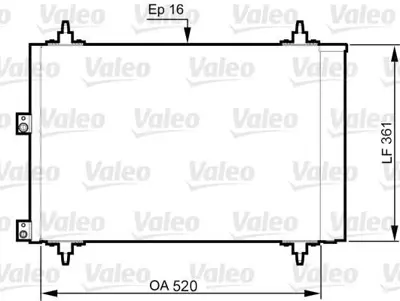 VALEO 814080 Klıma Radyatoru (Kondanser) Berlyngo Iı Xsara Pıcasso Partner Iı Dv6 (1.6 Hdı 16v) 6455CN