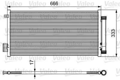 VALEO 814111 Kondenser Fıat 500 52102801