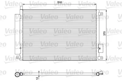 VALEO 814155 Kondenser Fıat 500 1780092 51930033