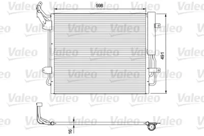 VALEO 814157 Klıma Radyatoru Kondanser Sharan 11>16 Alhambra 11>15 7N0820411C