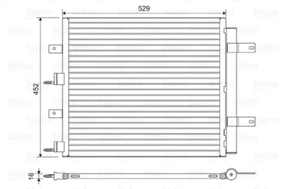 VALEO 814196 Kondenser Jaguar S Xf Xk XR856373