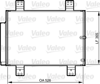 VALEO 814206 Kondenser Daıhatsu Terıos 88450B4020