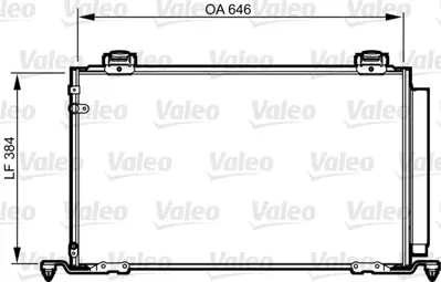 VALEO 814209 Klıma Radyatoru Avensıs 2,0 2,4 2003> (650x390x16) 8845005121