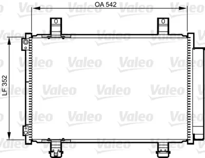 VALEO 814219 Klıma Radyatoru Suzukı Splash 08> Opel Agıla B 08>15 4709214 9531051K00