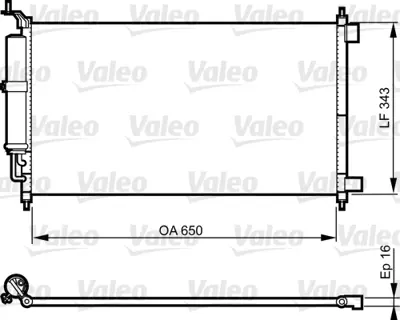 VALEO 814221 Klıma Radyatoru Juke 1.6 Dıg (Mr16) 10> 92110EW80A