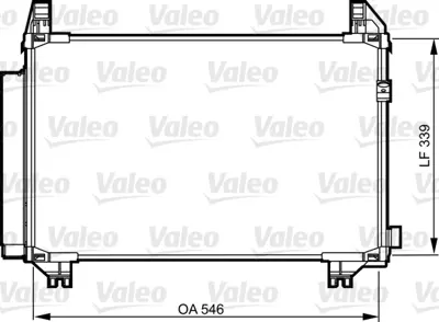 VALEO 814224 Klıma Radyatoru Toyota Yarıs 1.4 D4d 2005-> 884600D060