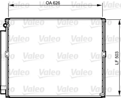 VALEO 814236 Klıma Radyatoru Toyota Land Cruıser 3,0 D4 D 02>09 8846135160