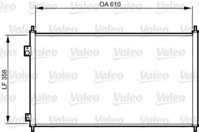 VALEO 814243 Klıma Radyatoru Honda Cıvıc 2001 2006 80110S5AT01