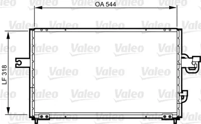 VALEO 814255 Kondenser Hyundaı Accent 9760622051