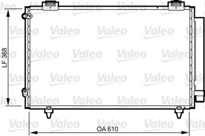 VALEO 814263 Klıma Radyatoru Toyota Corolla Verso 01>04 8845002170