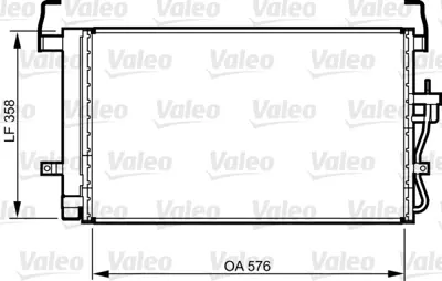 VALEO 814264 Klıma Radyatoru (Kondanser) Hyundaı Elantra 1,6 00-> 976062D000