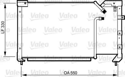 VALEO 814281 Klıma Radyatoru Mazda 323 Iıı B6 90>94 BB7C61480