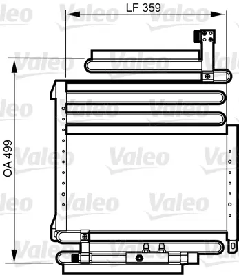 VALEO 814288 Kondenser Audı 80 893260403L