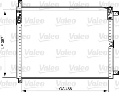 VALEO 814293 Kondenser Alfa Romeo 166 82487879