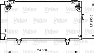 VALEO 814314 Klıma Radyatoru Subaru Legacy Iıı Outback 03>09 73210AG000