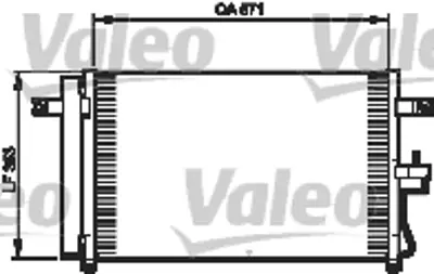 VALEO 814332 Kondenser Hyundaı Accent 9760625500