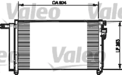 VALEO 814349 Kondenser Kıa Rıo 976061G000