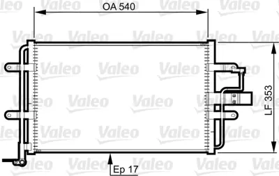 VALEO 814357 Klıma Radyatoru (Kondenser) Leon Toledo Bora Golf Iv 1,9tdı 1J0820413H