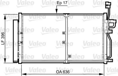 VALEO 814359 Klıma Radyatoru Captıva 07> 10 Antara 07> (Kurutucu Ile) / (636×396×17) 20759648 4817564