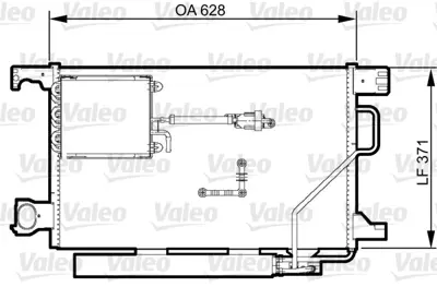 VALEO 814368 Klıma Radyatoru W203 03>07 S203 01>07 Cl203 04>08 C209 04>09 A209 05>10 A2035001654