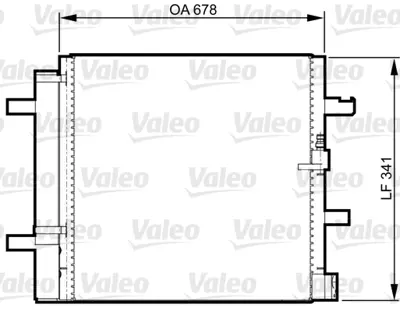 VALEO 814370 Klıma Radyatoru A4 1.8 / 2.0tfsı 2.0tdı 08>16 A5 1.8 / 2.0tfsı 2.0tdı 07>17 Q5 2.0tfsı / Tdı 08> 9A726040300