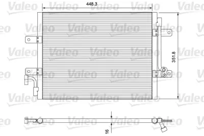 VALEO 814384 Klıma Radyatoru Albea Strada 1.3 51722816