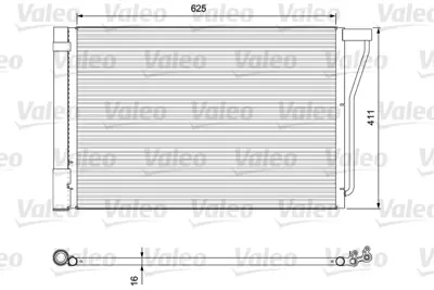 VALEO 814388 Klıma Radyatoru Bmw M5 F10 M6 F12 F13 F06  64509391493