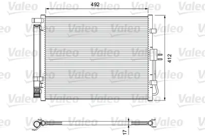 VALEO 814402 Kondenser Kıa Soul 976062K000AS