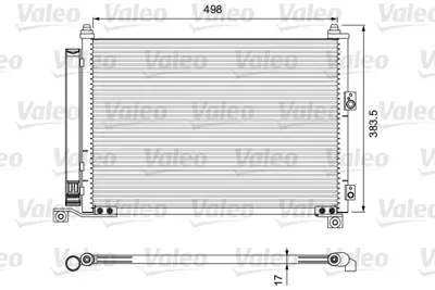 VALEO 814403 Klıma Radyatoru Ranger 2.5td (99 06) 3.0td 06 /> Mazda B Serıe 2.2 / 2.5 (99 06) 3M3519710CA UM6561480A