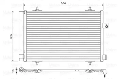 VALEO 814420 Klıma Radyatoru (Kondanser) P407 P508 C5 Iıı 2008> Dw10bted4 (2.0 Hdı 16v) 6455JB 9678872080