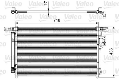 VALEO 814425 Kondenser Hyundaı Santa Fe 976062B100