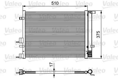 VALEO 814435 Kondenser Hyundaı İ20 976061J210