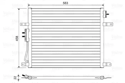 VALEO 814443 Kondenser Jeep Grand Cherokee 55116931AA