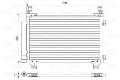 VALEO 814449 Kondenser Toyota  Yarıs 884600D200