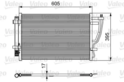 VALEO 814493 Kondenser Kıa Forte-Cerato 976061M000