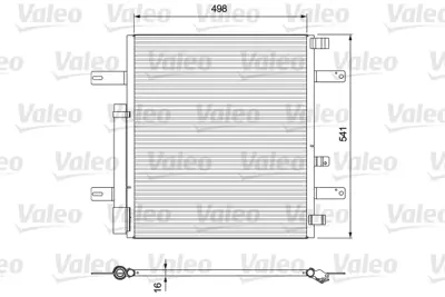 VALEO 815061 Klıma Radyatoru (Kondanser) Atego A9705000154