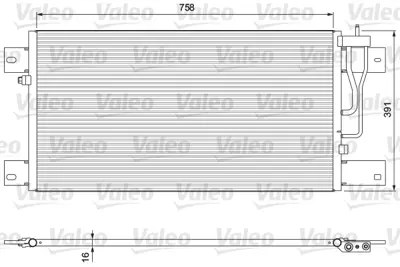 VALEO 815064 Kondenser Scanıa Serıe P 1790840