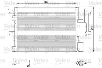 VALEO 815090 Kondenser Iveco Eurocargo 504238741