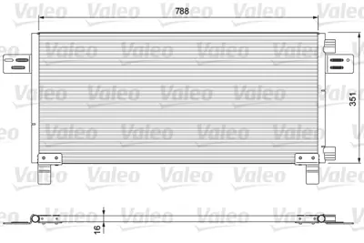 VALEO 815091 Kondenser Man Tga Motor Euro 4 / 5 