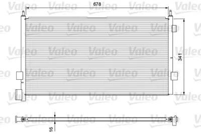 VALEO 815094 Kondenser Volvo Serıe Fm 3981637